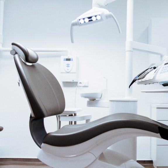Treatment chair used for dental services in Fair Oaks California